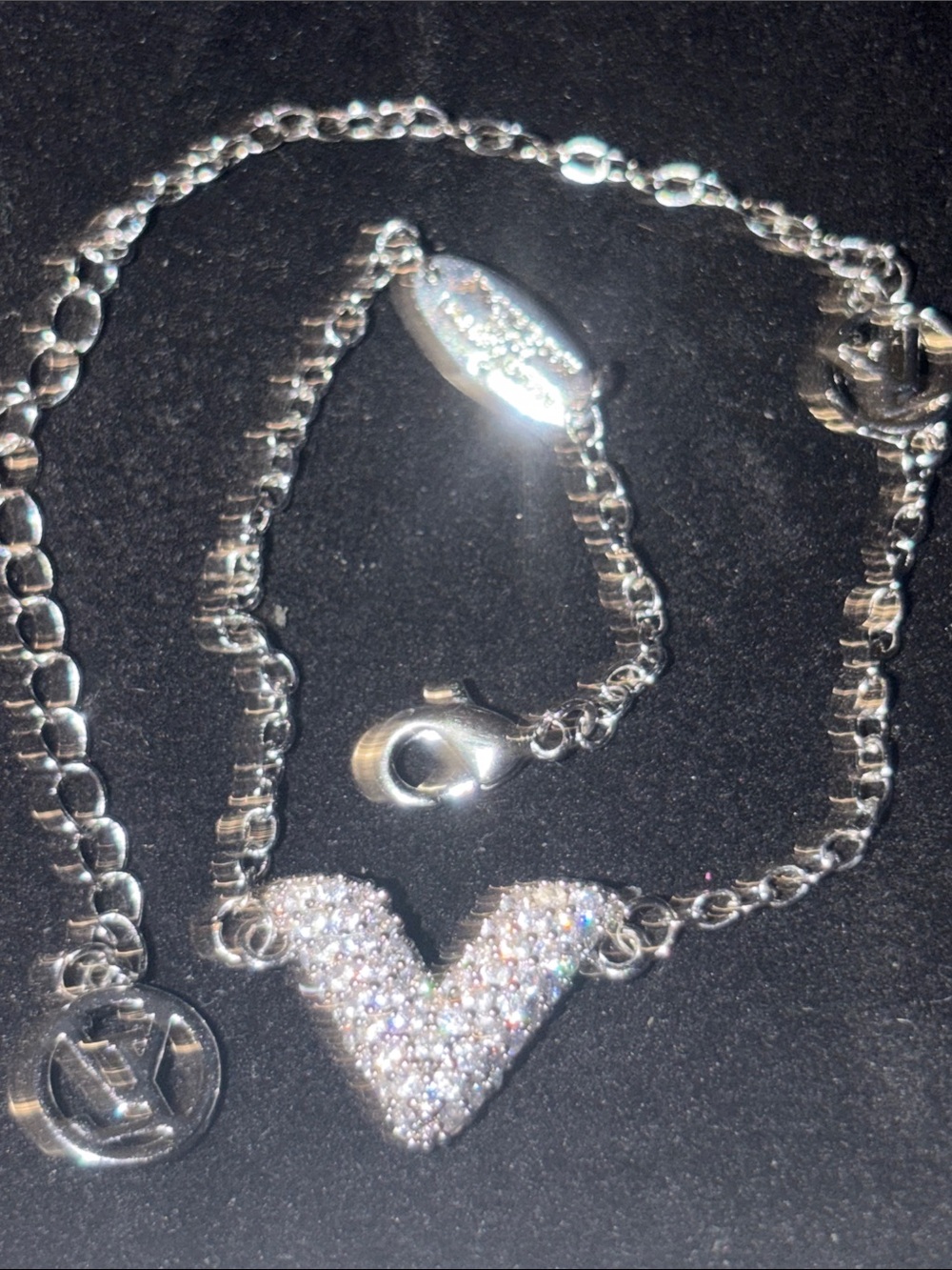 🪩 Crystal ‘Essential V’ Charm Bracelet / Anklet 🪩
